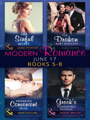 cover image of Modern Romance June 2017 Books 5 – 8